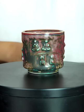 原矿原产地钧瓷茶具茶杯茶壶主人杯,郭义兴老师手作佛杯,手刻杯,红绿卢钧扳指杯。#钧瓷 #主人杯 #茶壶 #钧瓷窑变 #茶杯