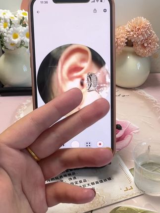 好几个月了啥也听不到,还以为耳朵聋了呢,没想到堵了那么大东西#可视掏耳勺#可视掏耳勺了解一下