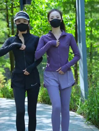#运动健身 #运动女孩 #瑜伽服套装 #健身穿搭 #健身日常