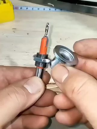 木工沉孔钻头可调节限位器自攻螺丝定位引孔成孔工具手电钻开孔器#木工 #沉孔限位器 #开孔器 #钻头 #限位器