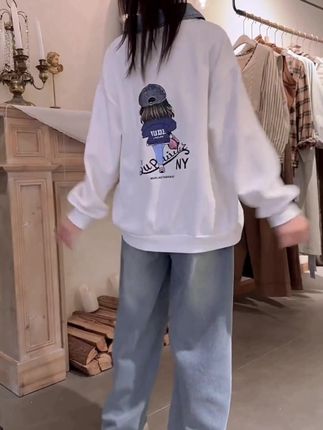 #韩版女童穿搭 #时尚牛仔裤穿搭 #女童秋季穿搭攻略 #牛仔阔腿裤搭配 #女童阔腿裤套装