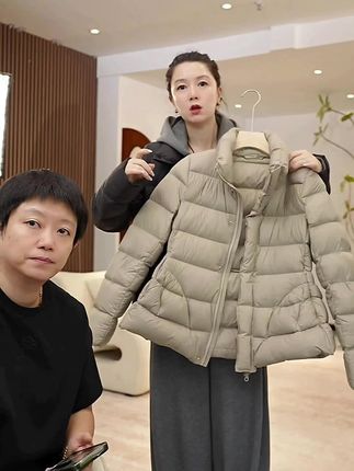 #百搭 #保暖 #时尚 #收腰 #羽绒服