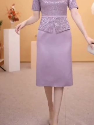 #婚宴礼服#喜婆婆喜妈妈婚宴装 #喜婆婆连衣裙#夏季婚宴礼服#谁穿谁好看