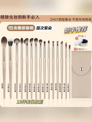 鎏金眼部刷眼影刷鼻影晕染刷初学者软毛化妆刷高光刷眼线刷眉刷 #好物推荐#热门 #爆款