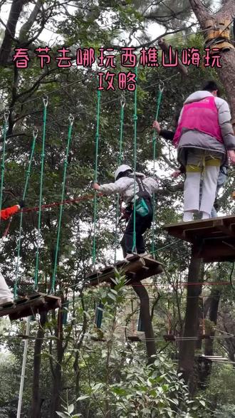 春节去哪玩?快到西樵山吧飞越树上探险乐园!8大线路等您来挑战,春节期间,年初一到初五,还有每天三场小丑魔术、川剧变脸、二