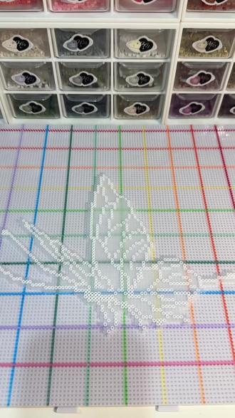 格力烫教程来了!这次是fu蝶#拼豆 #拼豆图纸 #拼豆教程 #拼豆日常 #拼豆豆