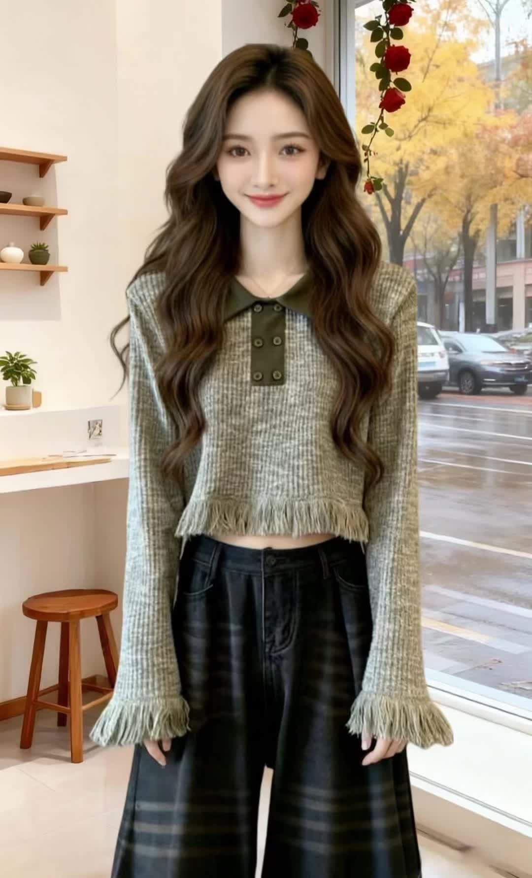 春秋穿这件真的绝了! 胖妹妹别愁遮肉衣!这款春秋针织衫太懂你,流苏元素复古吸睛,长袖显瘦不挑身材,关键能把小肚腩藏得严严实实,小众设计超有范儿~#大码女装 #春秋百搭款 #复古穿搭 #遮肉显瘦 #不挑年龄不挑身材 @抖加🔥上热门🔥dou+🔥热点宝