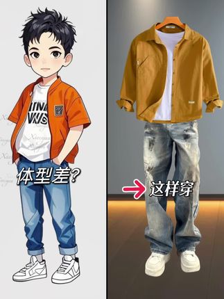 #男士牛仔裤 #潮牌穿搭 #型男穿搭 #ootd穿搭 #牛仔裤