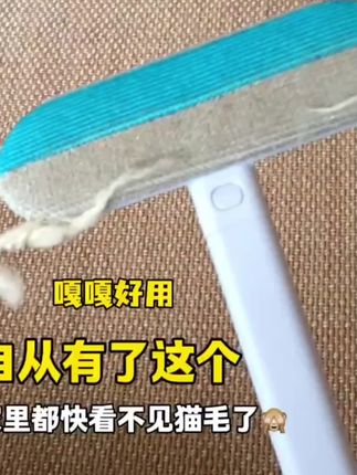 谁懂呀,我家猫掉的毛终于可以清理干净了!#猫猫的事情你少管 #猫毛解决方案 #清洁小妙招 #刮毛器 #清洁神器
