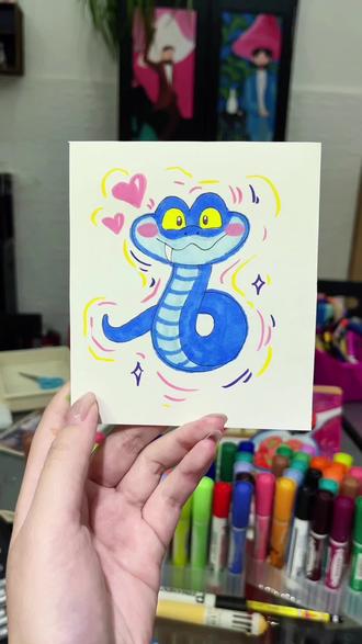 盖瑞绘画教程#丙烯马克笔 #画画教程 #画个简笔画 #画画🎨 #亲子绘画