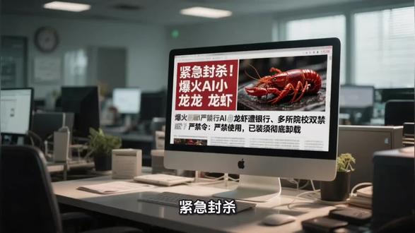 🔥紧急封杀!爆火AI小龙虾竟遭严令🚫 银行院校双禁止,已装必须彻底卸!🤯 这波操作你怎么看?👇#Ai