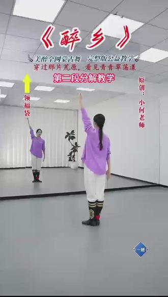 蒙古舞《醉乡》第二段分解教学#零基础教学舞蹈#醉乡