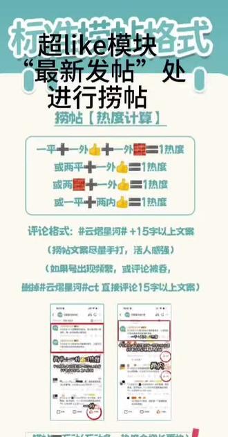 如何捞贴 上周姐妹们一天肝出10万条帖子,大家真是太厉害啦,不过帖子发了后也不能不管哦,消灭0️⃣评贴,势在必行☺☺超话互动和热度有着紧密的关系,互动包括(点赞,评论,转发),如何更好地获得热度,让我们的双超每周住上大房子呢,感谢这位姐妹的讲解视频,大家快来听一听吧#云熠星河 #云熠 #云熠cp