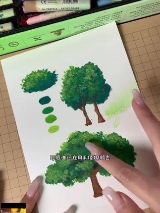 油画棒专用揉擦笔易清洁美术生高光细节阴影晕染工具套装#油画棒 #揉擦笔 #晕染工具 #美术笔 #油画棒推荐
