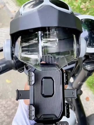 电动车手机支架导航车载电瓶车自行骑车摩托车众包送外卖防雨罩#骑行日常 #上热搜 #支架