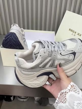 新款时尚百搭厚底老爹鞋#上脚舒适 #好穿又好搭 #舒适透气不闷脚 #老爹鞋 #潮流穿搭