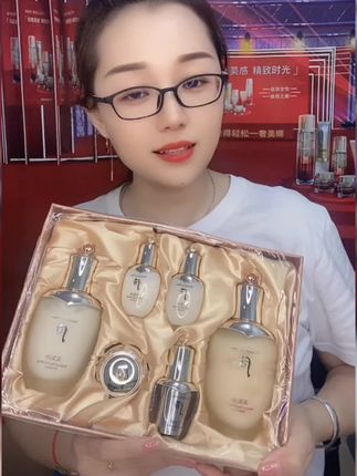 后天气丹修护紧致滋养水乳霜6件套提拉滋养液
