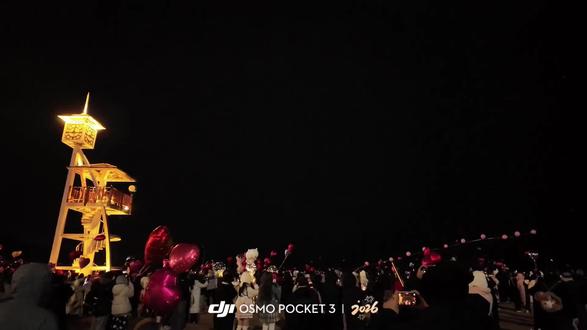 你好,2026!#跨年 #石老人 #烟花