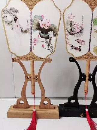 #古风扇子 #实物拍摄 #芭蕉扇#宫廷扇#古风团扇