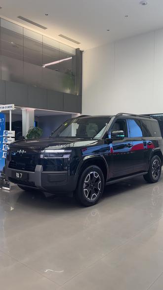 方程豹钛7黑色无滤镜实拍#好车推荐官 #dou是好車 #方程豹 #钛7 #买车