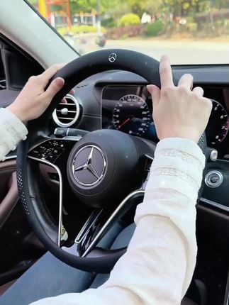 汽车方向盘套超薄防滑吸汗透气耐磨四季通用圆形D型汽车专用把套#好物推荐 #自用好物分享 #便宜好物  #爆款热卖中#超便宜超划算