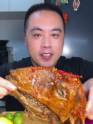 #羊头 #途象食品生鲜旗舰店 #翠宏旗舰店 #妈呀太香了 吃个羊头