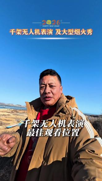 2026年庄河市正月初三千架无人机表演及大型烟火秀#春节 #无人机表演#烟火秀#庄河灯会