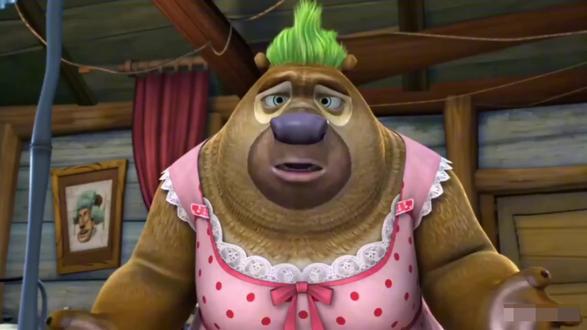 姐姐平时都画这么浓的妆吗 #抽象 #熊出没 #ai