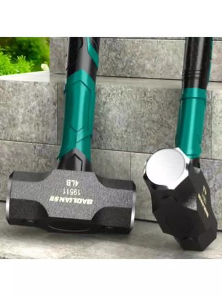#实用工具 锤子工具一体八角锤实心石工锤超硬大锤砸墙手锤工地大号榔头铁锤 #工具大全 #锤子 #八角锤 #五金
