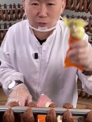 【【买5根送5根】正宗哈尔滨红肠 东北特产烟熏蒜香香肠腊肠零食熟食】#美食 #强烈推荐 #哈尔滨美食 #特产 #健康