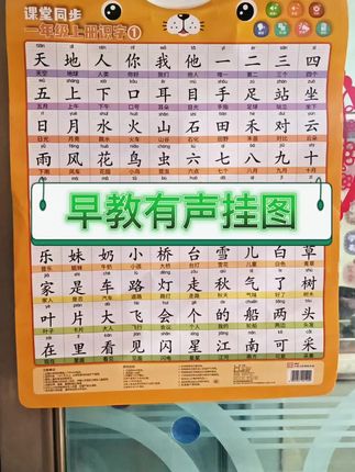 汉语拼音字母表墙贴拼读训练挂图声母韵母整体认读音节点读发声#幼小衔接#拼音#数学#学拼音#一年级拼音
