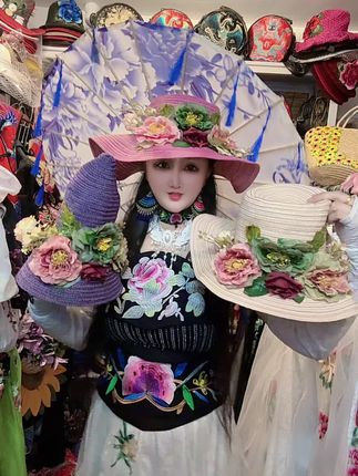 #绣花帽服饰店 #抖音小助手dou上热门
