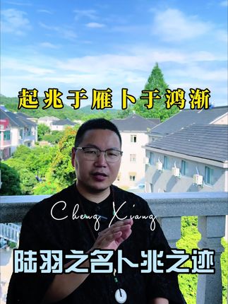陆羽之名起兆于雁卜词在鸿渐于路其羽可用为仪。