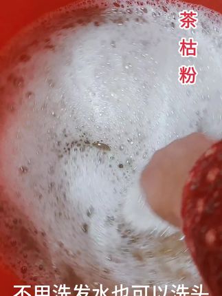 #茶枯粉洗头 #养发 #护发 #脱发 茶枯粉洗头