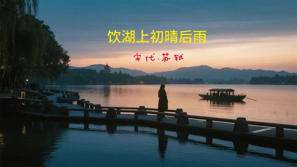 饮湖上初晴后雨 #音乐分享