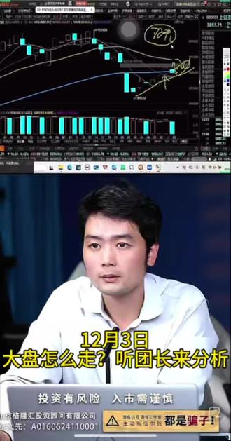 12月3号大盘怎么看?#股市行情