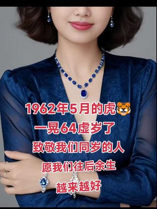 1962年5月的虎64虚岁了,一晃就老了,愿不再年轻的我们越来越好!万事如意!#穿搭#穿出自己的风格 #内容启发搜索 #心态好一切都好 !