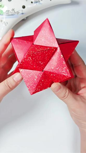 简单详细慢速折纸鲁班锁#有趣的儿童手工作品 #创作者中心 #创作灵感