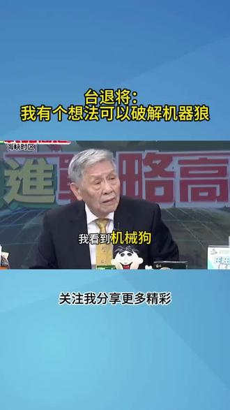 台退将:我有个想法可以破解机器狼#郑丽文