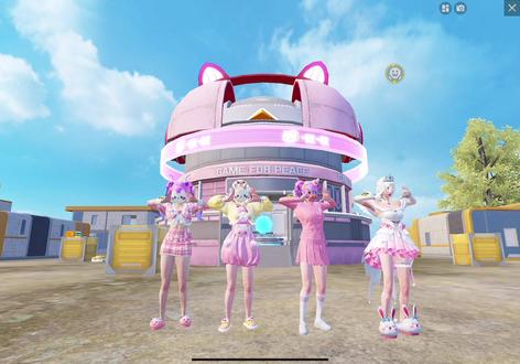 #创乐园 四色小鸡打卡#和平精英 #萌妹子