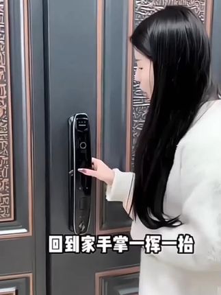 #免费安装 #掌静脉人脸识别 #C10远程可视对讲 #指纹锁 #联网智能门锁 @DOU+小助手