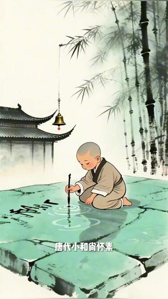 “和尚用芭蕉叶练字?他的方法让皇帝都惊叹!#怀素练字 #传统文化 #励志成长 #书法艺术 #儿童启蒙