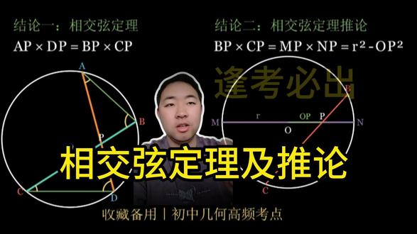 圆中必考模型——相交弦定理及推论 2026中考必考内容,相交弦模型,后面会开直播再讲。 #中考数学几何模型 #初中家长必看 #初中数学解题技巧#2026中考 #这也能开播