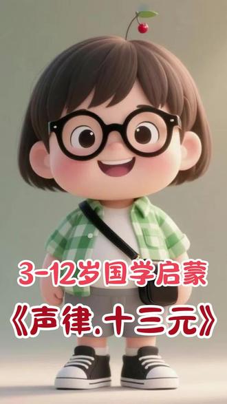 国学声律启蒙-动画版 声律启蒙,适合中国宝宝的启蒙教育#国学启蒙 #弘扬国学经典文化 #声律启蒙 #儿童动画 #孩子越听越聪明