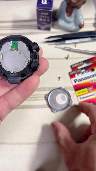 卡西欧手表换电池教程#卡西欧手表