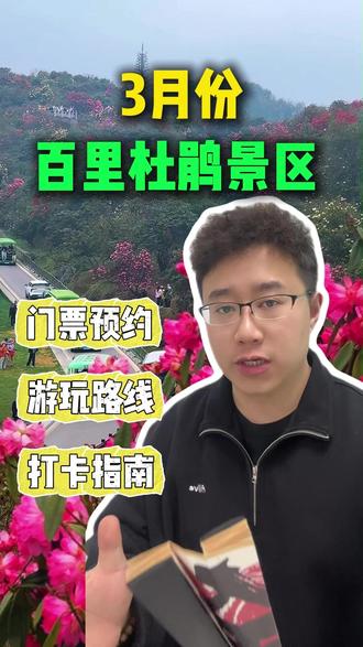 3月份 百里杜鹃景区 门票预约 游玩路线 打卡指南 #百里杜鹃门票 #毕节百里杜鹃门票 #百里杜鹃门票 #百里杜鹃门票团购 #百里杜鹃游玩攻略