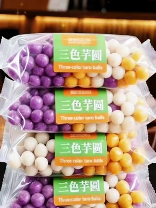 #三色芋圆 #无限回购的宝藏单品 #粗粮 #好吃到停不下来 #芋圆水果捞