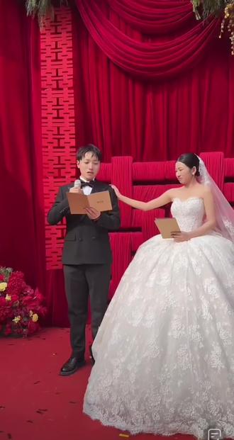 #王威 #孟孟 #王雪梨 王威对姐姐的话#婚礼 #磊式浪漫