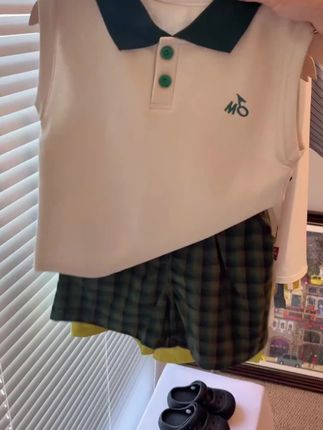 #高品质童装 #夏季穿搭 #要穿就穿亲子装 #条纹控 #格子控