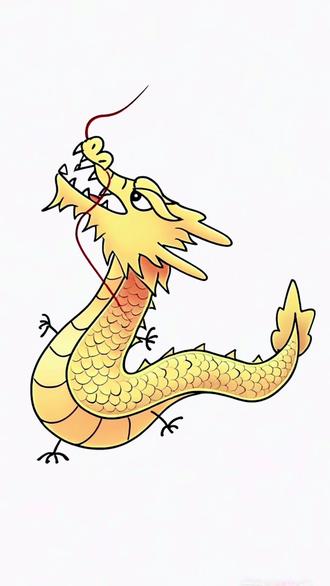 一笔一画,静待金龙抬头!#简笔画 #一起学画画 #创意美术 #儿童简笔画 #二月二龙抬头